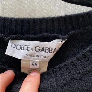 Dolce & Gabanna wool below knee dress